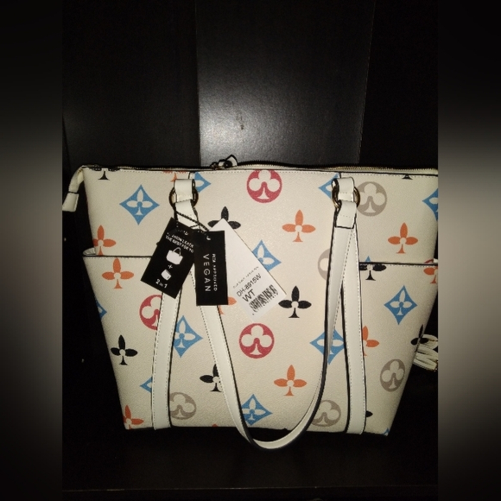 Unbranded Vegan Leather Tote & Wallet